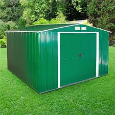 10 X 10 Sapphire Apex Metal Shed In