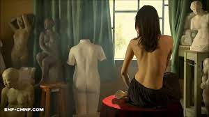 Romantic ENF, CMNF, nude art model scene from a Korean movie