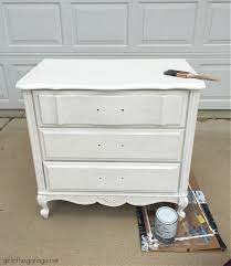 how to paint laminate furniture with