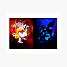 Tag team pokemon will be available in four rarities: Zekrom Art Prints Redbubble
