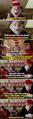 The story centers on a tall anthropomorphic cat, who wears what? Cat In The Hat Bonkers Movie Moments