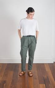 Basket Tuck Tapered Pants Army Gramicci Epitome