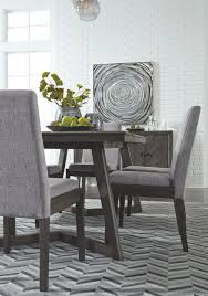 ✅ free shipping on many items! Besteneer Dark Gray 8 Pc Rectangular Dining Room Table 6 Upholstered Side Chairs Server Desert Design Furniture