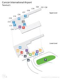 Cancun airport is very simple to use once you know how it is set. Zip Code Map Cancun International Airport Terminal Map