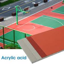 8mm thickness acrylic tennis court