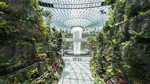 Jewel changi is home to what's now the world's tallest indoor waterfall — called the hsbc rain vortex, and is surrounded by tens of thousands of trees, plants, and shrubs. Photos Jewel Changi Airport In Singapore Has Tallest Indoor Waterfall