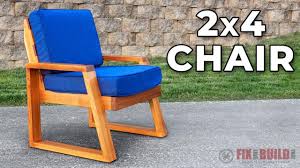 Easy Diy Patio Chair From 2x4s