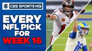 The latest week 5 nfl odds from william hill show several potentially tight matchups as teams which nfl point spreads should you target on the week 5 nfl schedule? Every Pick For Nfl Week 16 Rams Rebound To Upset Seahawks Cbs Sports Hq Youtube