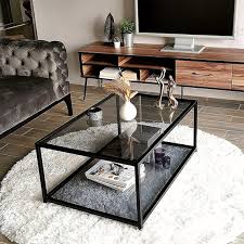 Unbreakable Glass Coffee Table With