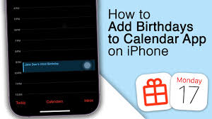how to add birthdays on apple calendar