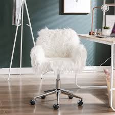 faux fur desk chair cute fluffy
