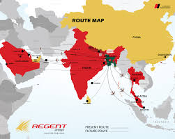 Route Map Regent Airways