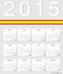 Calendarios Free Printable Spanish Calendar 2015 Templates Elsoar