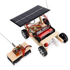 Us 7 33 16 Off Assembly Rc Toys Diy Mini Wooden Car Wireless Remote Control Vehicle Model Diy Solar Car Kids Toy Science Educational Toy In Rc Cars