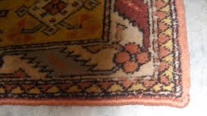 area rug cording repairs before