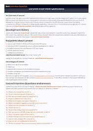 ppt laravel interview questions and