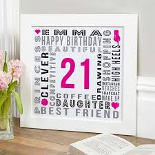 personalised 21st birthday gifts for
