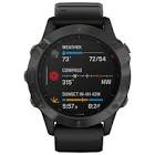fenix 6 Pro 47mm Multisport GPS Watch with Heart Rate Monitor - Black Garmin