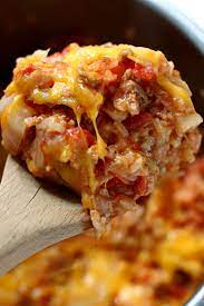 Instant pot hamburgers served with lettuce, tomatoes, cheese, bacon, and bbq sauce. Instant Pot Cabbage Roll Casserole 365 Days Of Slow Cooking And Pressure Cooking