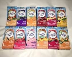 70 Crystal Light On The Go Drink Mix Packets Only 7box Many Flavor 2 Choose From Ebay
