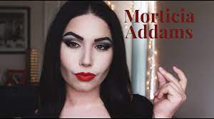 morticia makeup tutorial halloween 2016