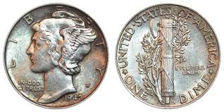 1942 Mercury Silver Dime Coin Value Prices Photos Info