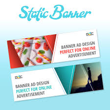 static banner ad graphic design