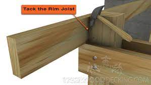 how to attach joists rim joists