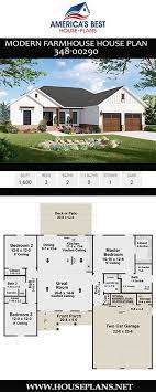 Plan 348 00290 Modern Farmhouse Plan