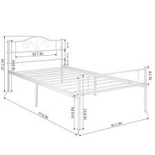 Twin Size Single Metal Bed Frame Hd
