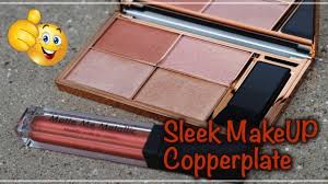 sleek makeup copperplate collection