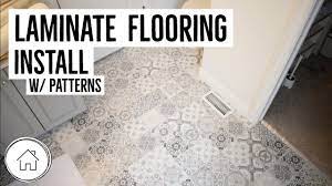 diy install laminate flooring with a