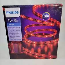 Philips 15 Ft Orange Led Flat Rope