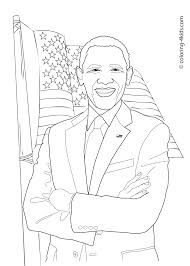 How to draw barack obama. Barack Obama Coloring Pages For Kids Printable Free Coloring Books Coloring Pages Coloring Books Coloring Book Pages