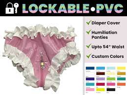 Lockable ABDL Diaper Cover PVC Latex Blend ABDL Humiliating - Etsy