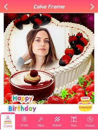 name photo on cake on the app