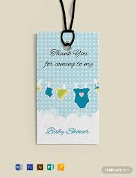 This baby shower mad libs game is available as a free printable in three different colors: Baby Shower Thank You Tag Template Word Psd Apple Pages Illustrator Publisher
