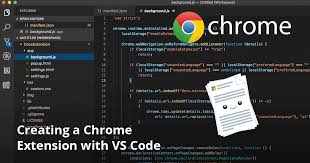 chrome extension with vs code
