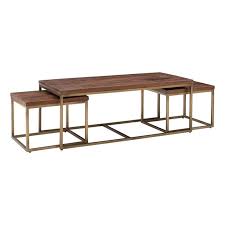 Linon Ennis Metal And Wood Coffee Table