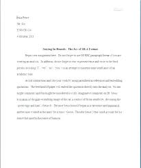 Essay Mla Format Format For College Essay Format College Essay