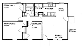 Floor Plans Aflfpw19109 1 Story Ranch