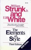 william strunk e b white elements