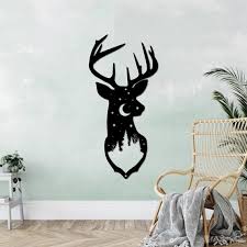 Deer Metal Sign Buck Deer Wall Hanging