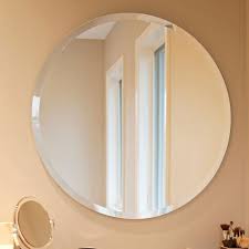 Round Beveled Edge Wall Mirror 05