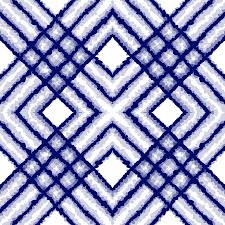 indigo carpet vector seamless pattern