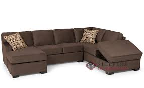 chaise sectional fabric sofa by stanton