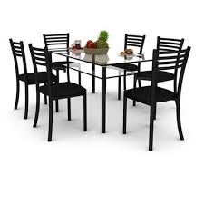 Enjoy free shipping on most stuff, even big stuff. Dark Brown 6 Seater Glass Dining Table Set Rs 32000 Set Arkwood Decor Private Limited Id 19963204933