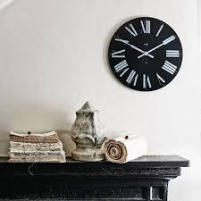 Alessi Firenze Wall Clock Black