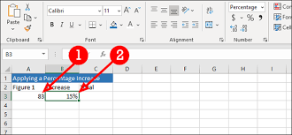 how to add percenes using excel