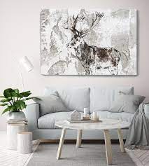 Javan Rusa Deer Canvas Art Large Canvas